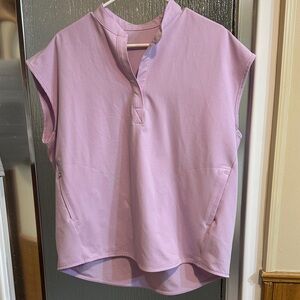 Figs Lavender Sleeveless Top